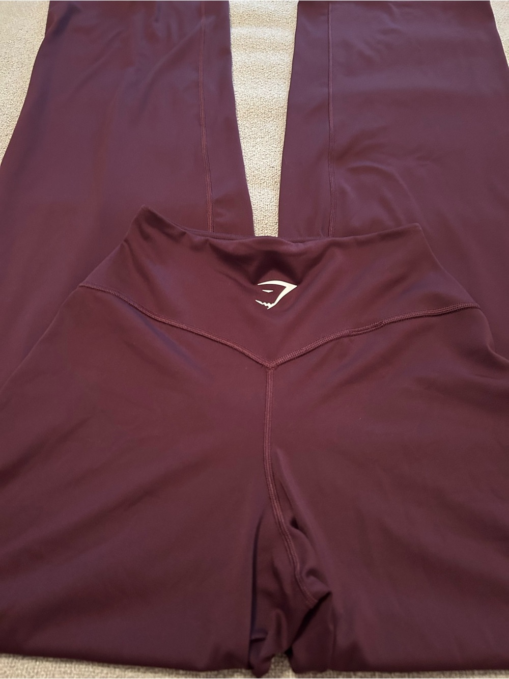 Gymshark High-Waist Leggings in Plum